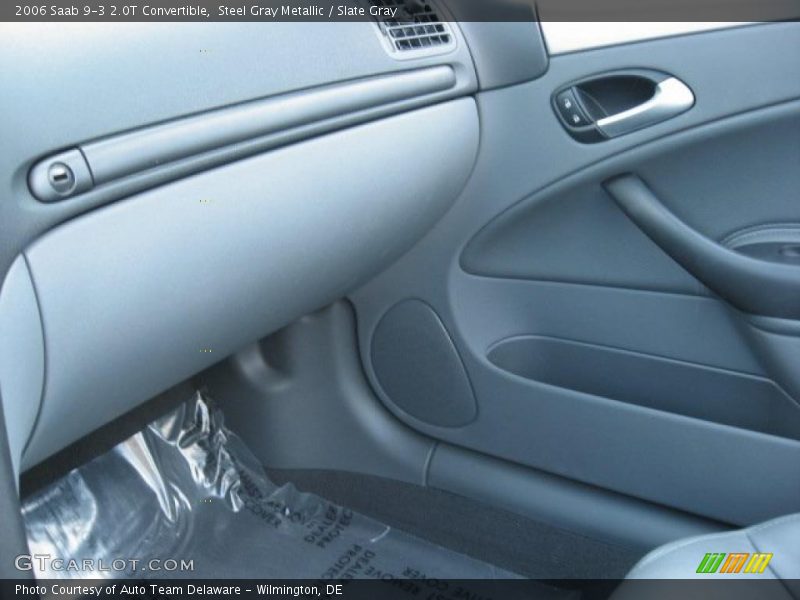 Steel Gray Metallic / Slate Gray 2006 Saab 9-3 2.0T Convertible