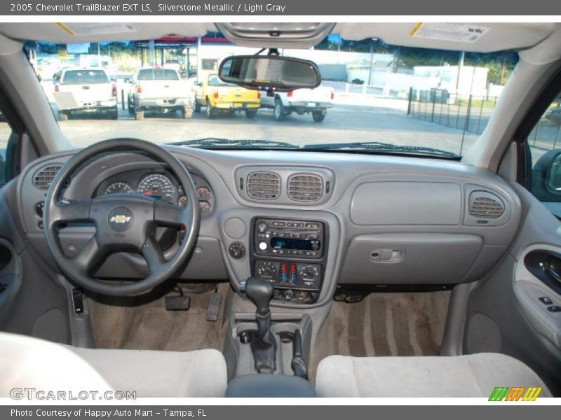 Silverstone Metallic / Light Gray 2005 Chevrolet TrailBlazer EXT LS