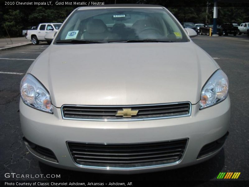 Gold Mist Metallic / Neutral 2010 Chevrolet Impala LT