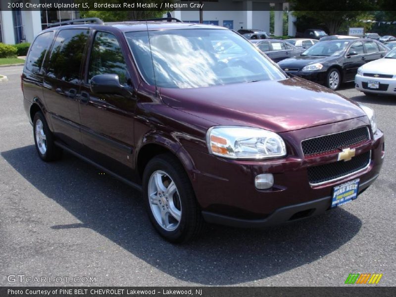 Bordeaux Red Metallic / Medium Gray 2008 Chevrolet Uplander LS