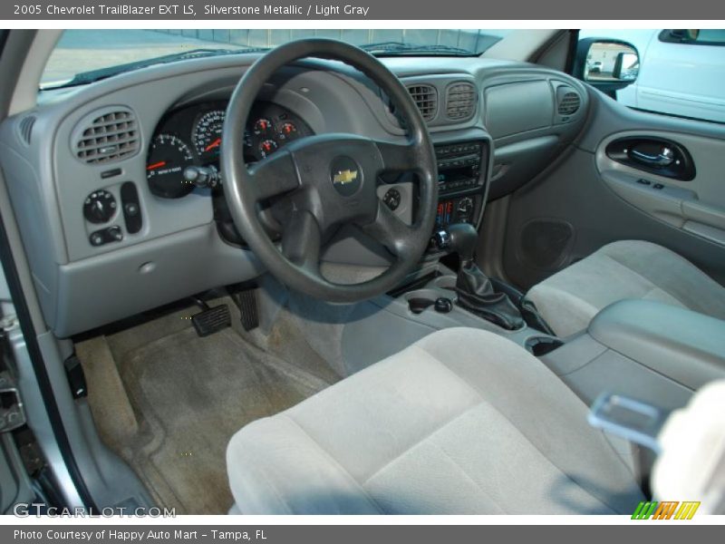 Silverstone Metallic / Light Gray 2005 Chevrolet TrailBlazer EXT LS