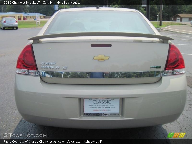 Gold Mist Metallic / Neutral 2010 Chevrolet Impala LT