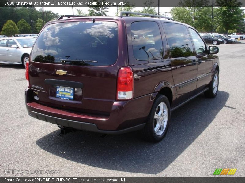 Bordeaux Red Metallic / Medium Gray 2008 Chevrolet Uplander LS