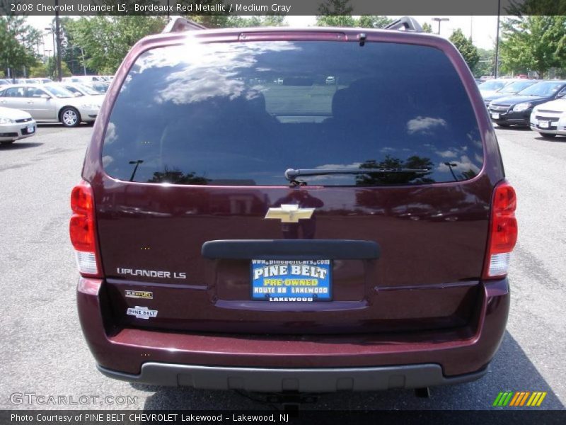 Bordeaux Red Metallic / Medium Gray 2008 Chevrolet Uplander LS