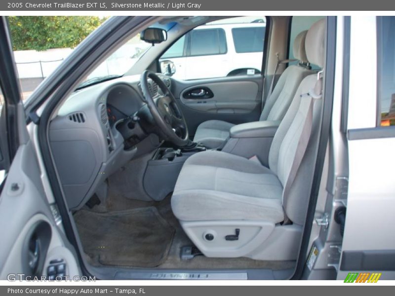 Silverstone Metallic / Light Gray 2005 Chevrolet TrailBlazer EXT LS