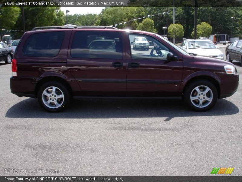 Bordeaux Red Metallic / Medium Gray 2008 Chevrolet Uplander LS