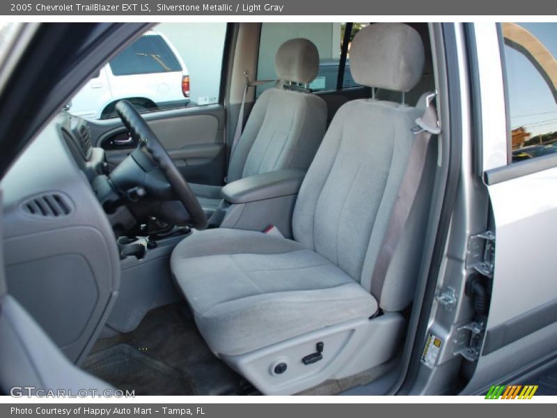 Silverstone Metallic / Light Gray 2005 Chevrolet TrailBlazer EXT LS