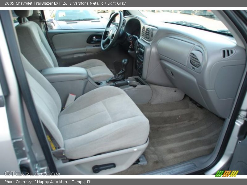 Silverstone Metallic / Light Gray 2005 Chevrolet TrailBlazer EXT LS