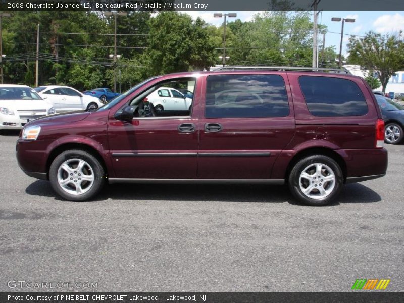 Bordeaux Red Metallic / Medium Gray 2008 Chevrolet Uplander LS