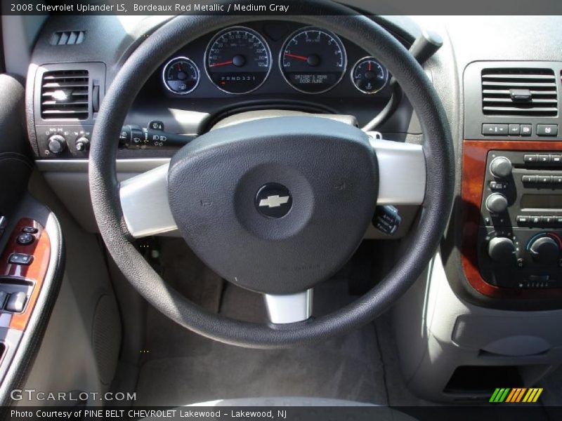 Bordeaux Red Metallic / Medium Gray 2008 Chevrolet Uplander LS