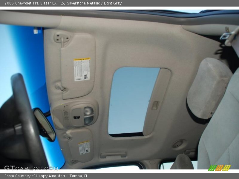 Silverstone Metallic / Light Gray 2005 Chevrolet TrailBlazer EXT LS