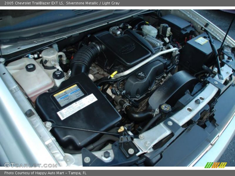 Silverstone Metallic / Light Gray 2005 Chevrolet TrailBlazer EXT LS