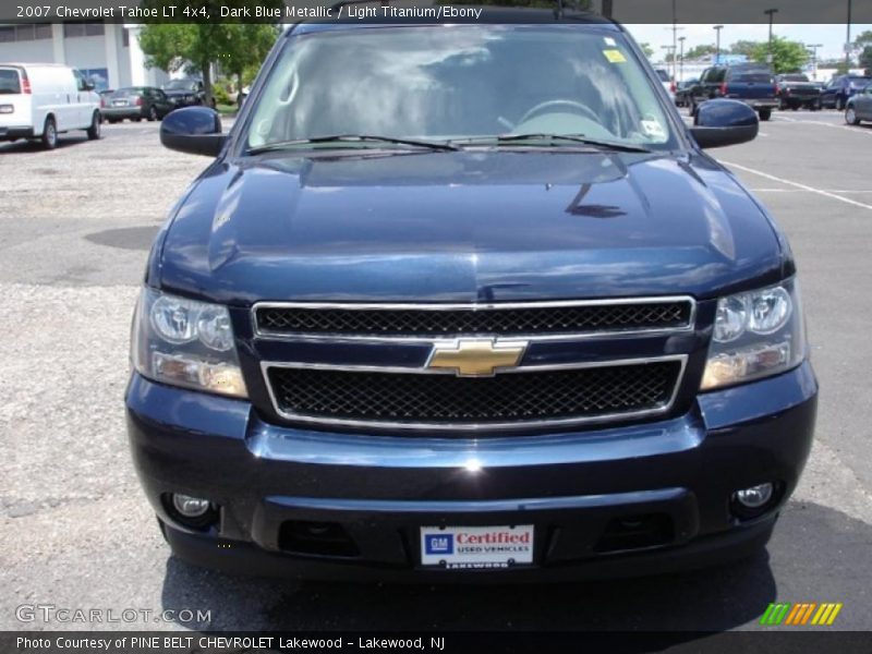 Dark Blue Metallic / Light Titanium/Ebony 2007 Chevrolet Tahoe LT 4x4