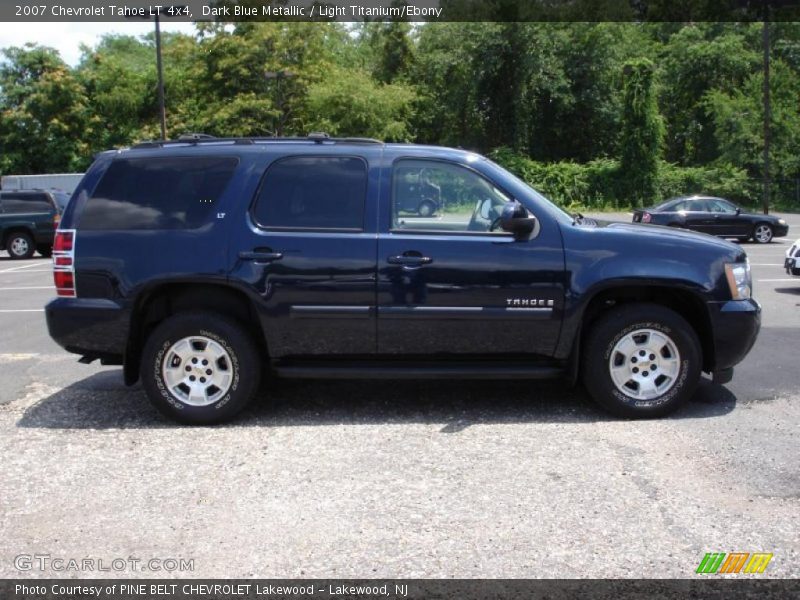Dark Blue Metallic / Light Titanium/Ebony 2007 Chevrolet Tahoe LT 4x4