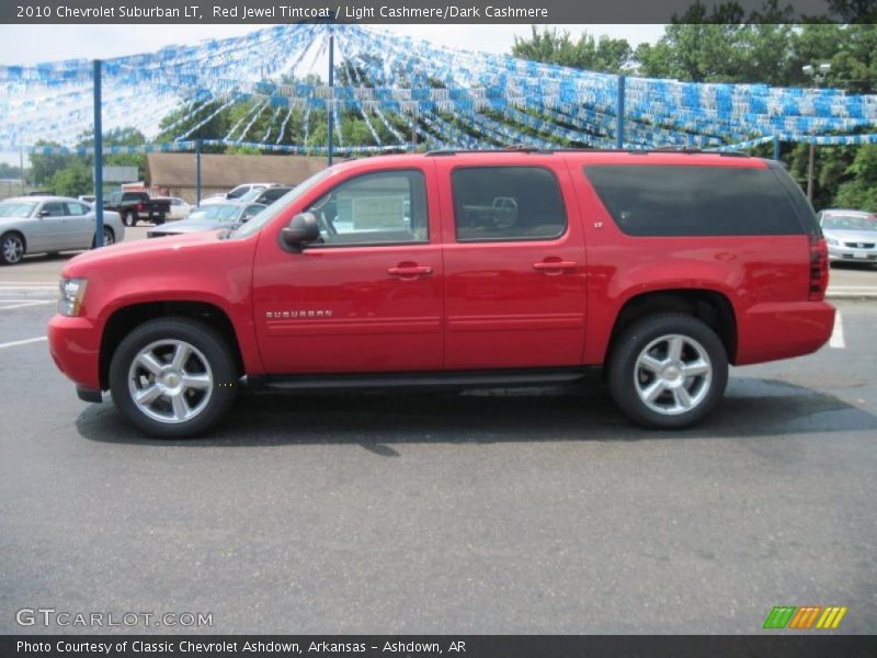 Red Jewel Tintcoat / Light Cashmere/Dark Cashmere 2010 Chevrolet Suburban LT