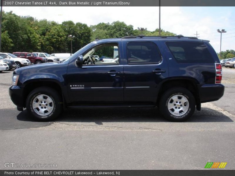 Dark Blue Metallic / Light Titanium/Ebony 2007 Chevrolet Tahoe LT 4x4