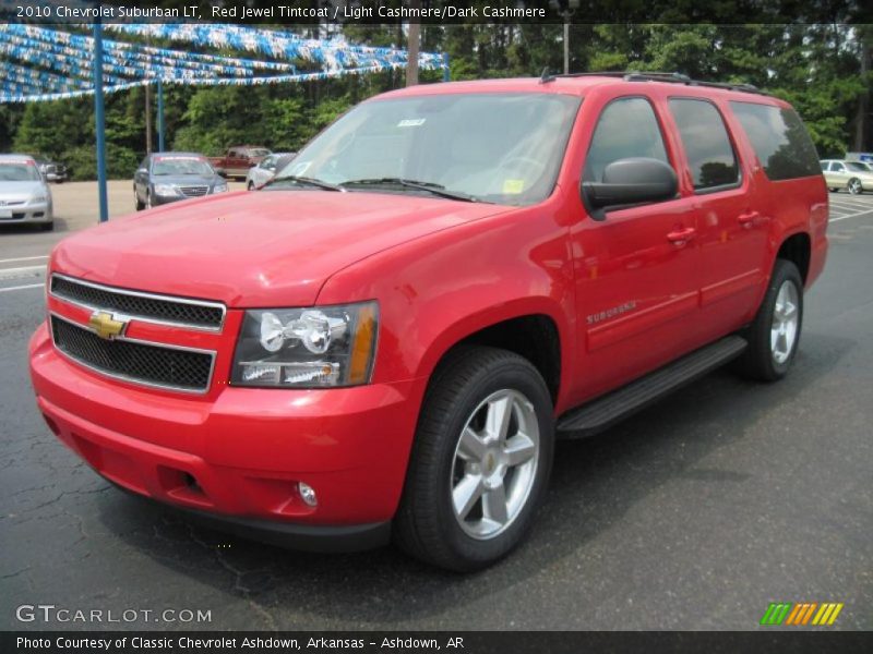 Red Jewel Tintcoat / Light Cashmere/Dark Cashmere 2010 Chevrolet Suburban LT