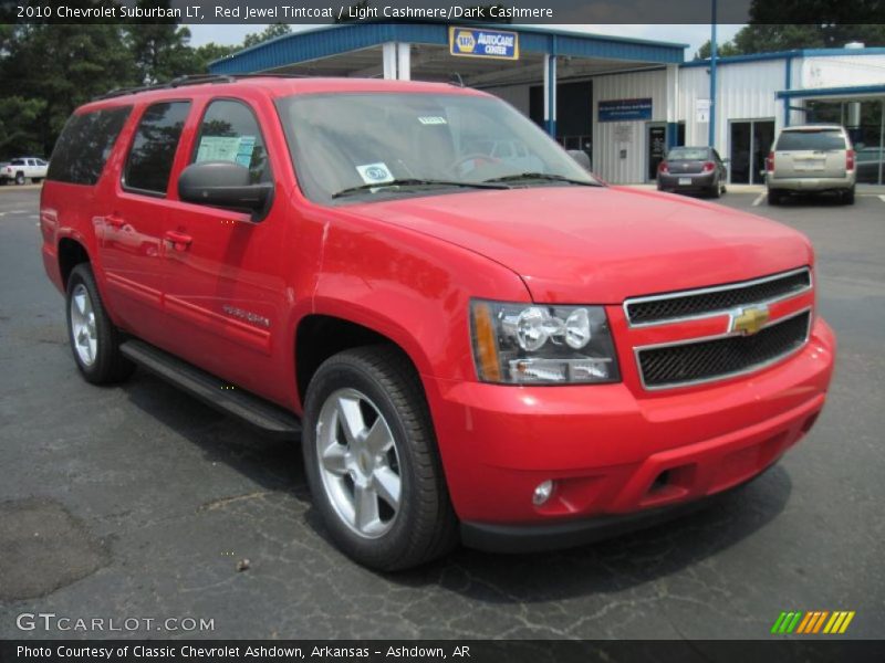 Red Jewel Tintcoat / Light Cashmere/Dark Cashmere 2010 Chevrolet Suburban LT