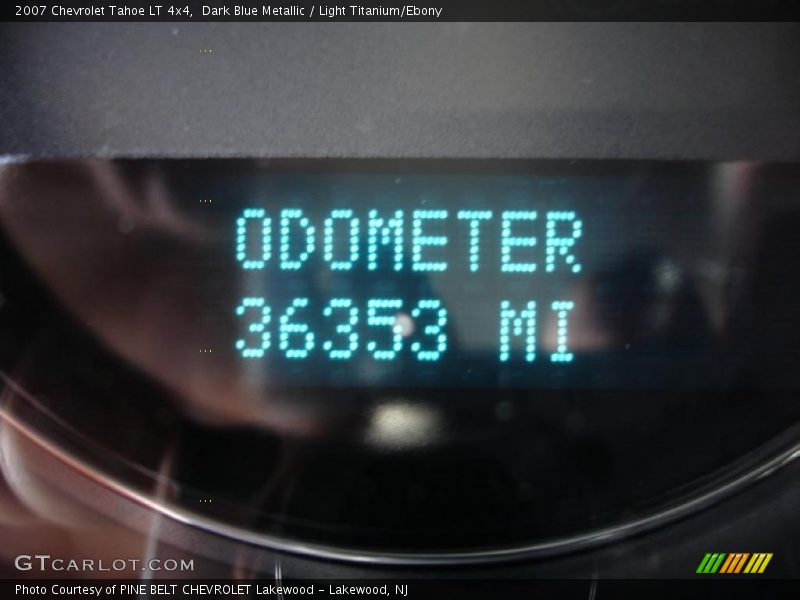 Dark Blue Metallic / Light Titanium/Ebony 2007 Chevrolet Tahoe LT 4x4