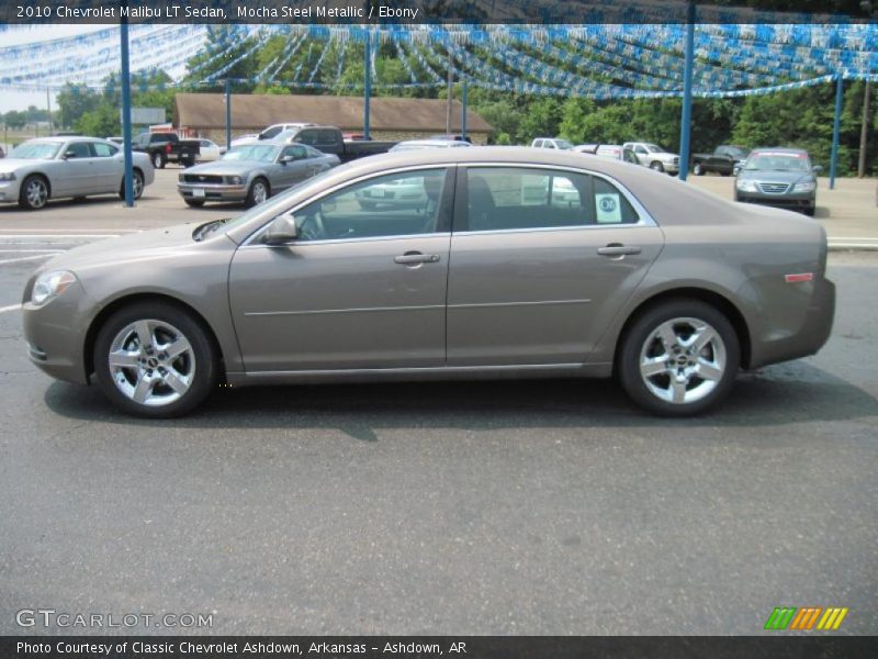 Mocha Steel Metallic / Ebony 2010 Chevrolet Malibu LT Sedan
