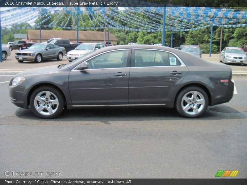 Taupe Gray Metallic / Ebony 2010 Chevrolet Malibu LT Sedan