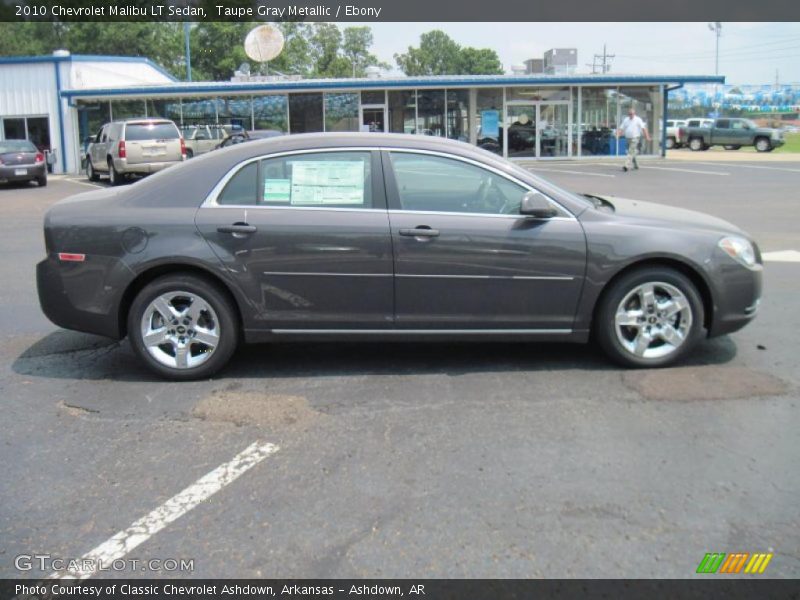 Taupe Gray Metallic / Ebony 2010 Chevrolet Malibu LT Sedan