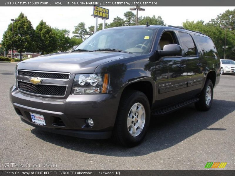 Taupe Gray Metallic / Light Cashmere/Dark Cashmere 2010 Chevrolet Suburban LT 4x4