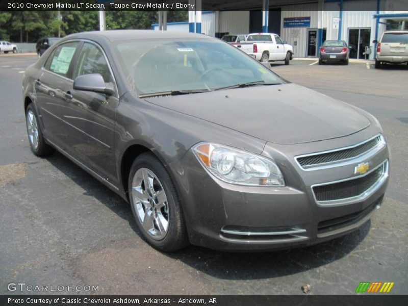 Taupe Gray Metallic / Ebony 2010 Chevrolet Malibu LT Sedan
