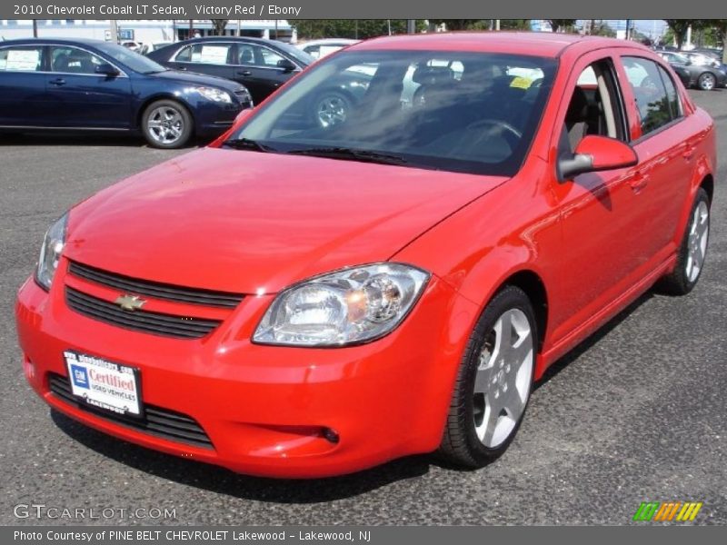 Victory Red / Ebony 2010 Chevrolet Cobalt LT Sedan