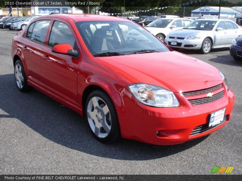 Victory Red / Ebony 2010 Chevrolet Cobalt LT Sedan