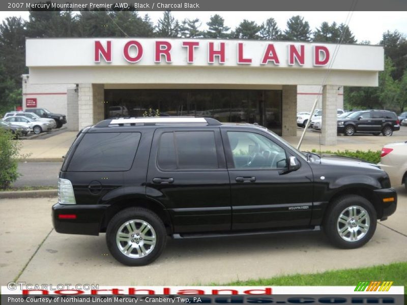 Black / Charcoal Black 2007 Mercury Mountaineer Premier AWD