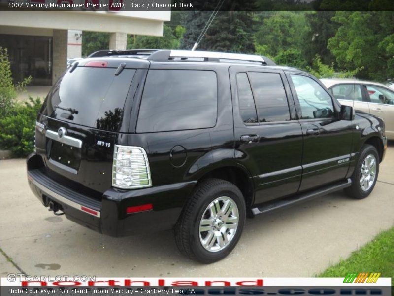 Black / Charcoal Black 2007 Mercury Mountaineer Premier AWD