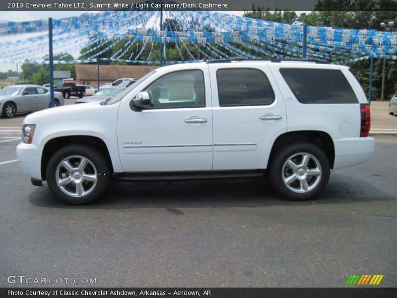 Summit White / Light Cashmere/Dark Cashmere 2010 Chevrolet Tahoe LTZ