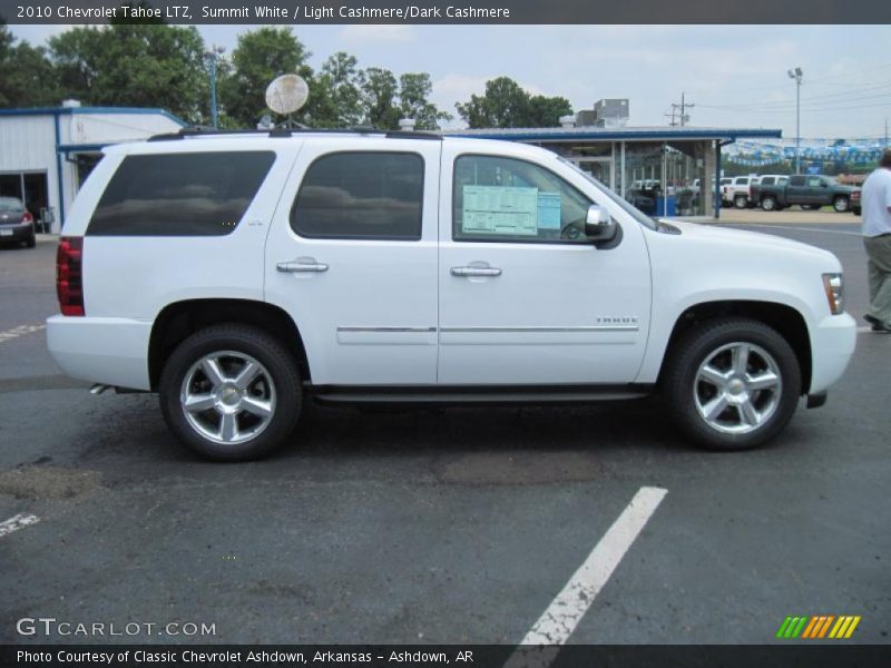 Summit White / Light Cashmere/Dark Cashmere 2010 Chevrolet Tahoe LTZ