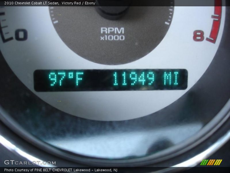 Victory Red / Ebony 2010 Chevrolet Cobalt LT Sedan