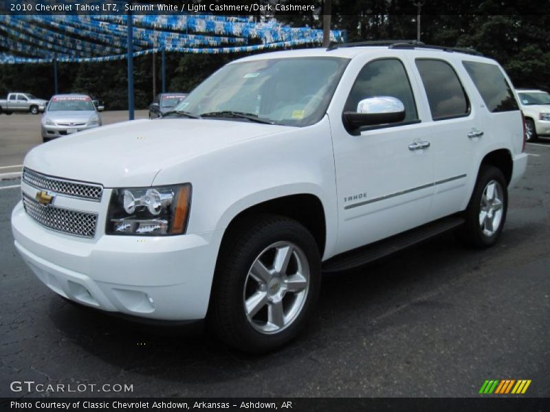 Summit White / Light Cashmere/Dark Cashmere 2010 Chevrolet Tahoe LTZ