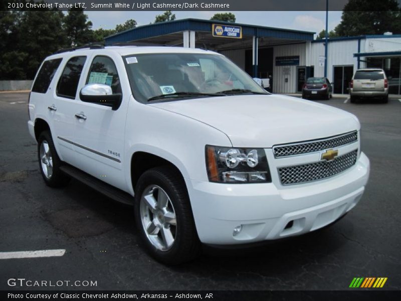 Summit White / Light Cashmere/Dark Cashmere 2010 Chevrolet Tahoe LTZ