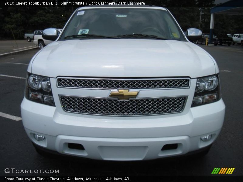 Summit White / Light Cashmere/Dark Cashmere 2010 Chevrolet Suburban LTZ