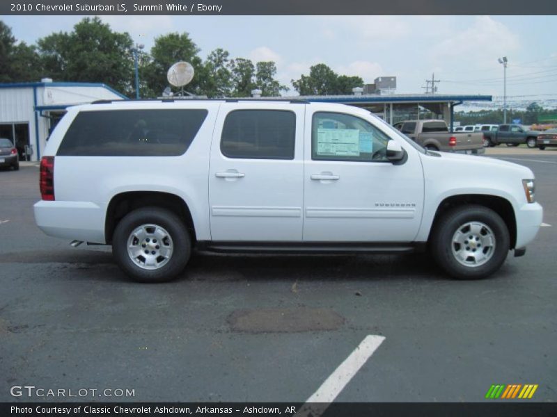 Summit White / Ebony 2010 Chevrolet Suburban LS