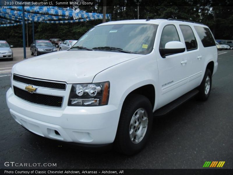 Summit White / Ebony 2010 Chevrolet Suburban LS