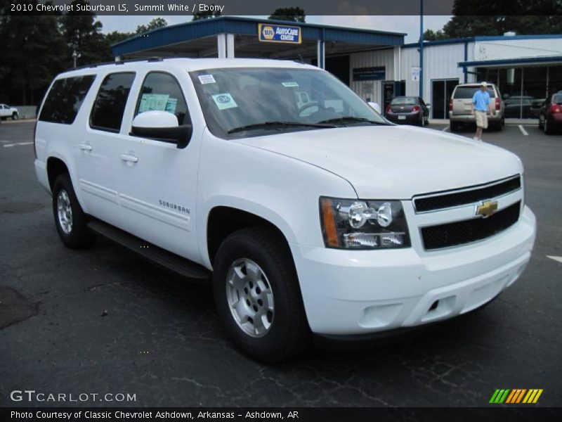 Summit White / Ebony 2010 Chevrolet Suburban LS