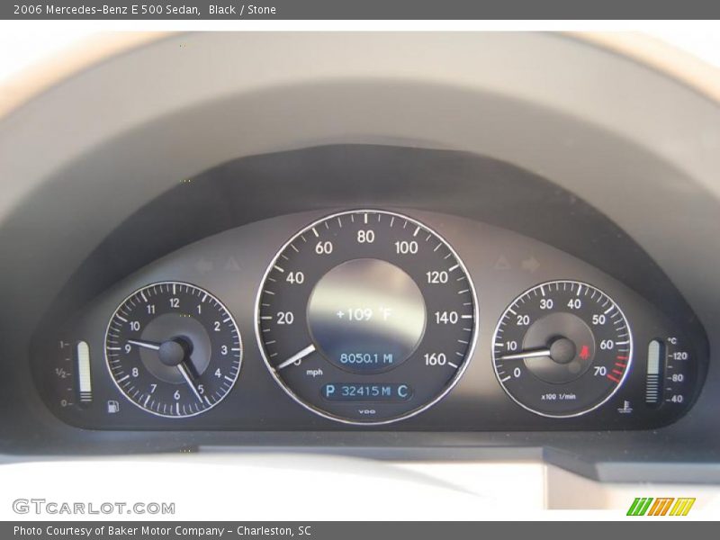 Black / Stone 2006 Mercedes-Benz E 500 Sedan