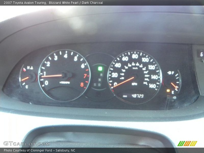 Blizzard White Pearl / Dark Charcoal 2007 Toyota Avalon Touring