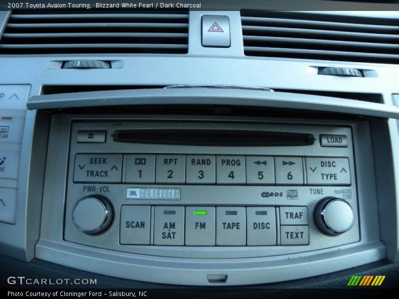 Blizzard White Pearl / Dark Charcoal 2007 Toyota Avalon Touring