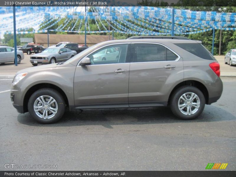 Mocha Steel Metallic / Jet Black 2010 Chevrolet Equinox LT