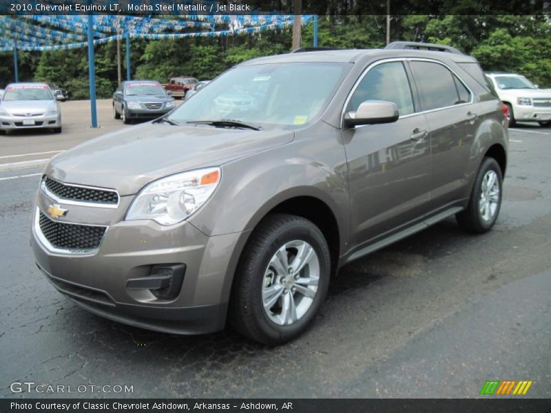 Mocha Steel Metallic / Jet Black 2010 Chevrolet Equinox LT