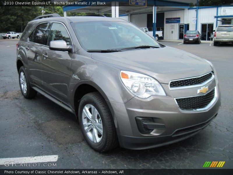Mocha Steel Metallic / Jet Black 2010 Chevrolet Equinox LT