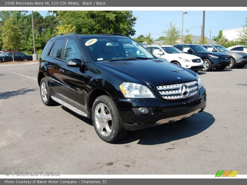 Black / Black 2008 Mercedes-Benz ML 320 CDI 4Matic