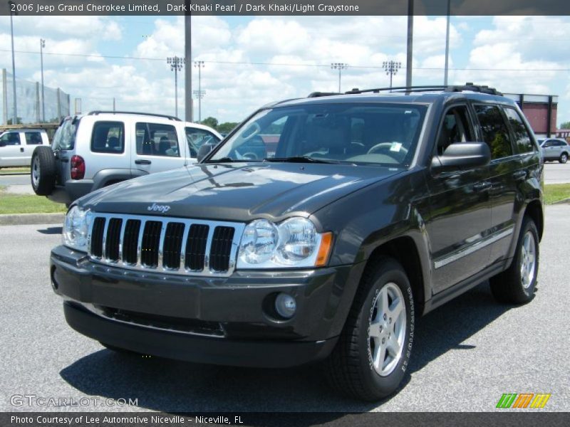 Dark Khaki Pearl / Dark Khaki/Light Graystone 2006 Jeep Grand Cherokee Limited