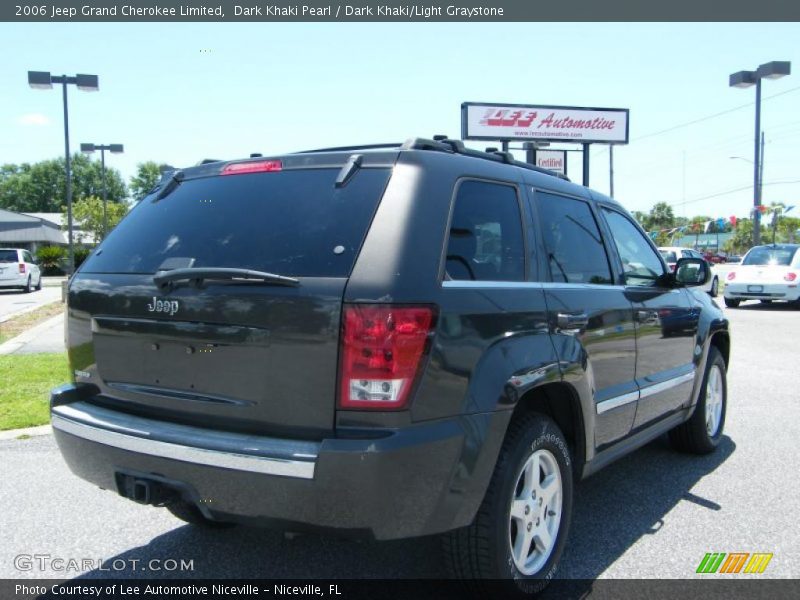 Dark Khaki Pearl / Dark Khaki/Light Graystone 2006 Jeep Grand Cherokee Limited